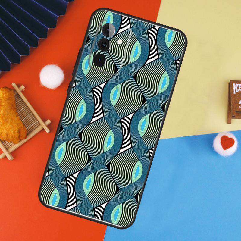 African Style Fabric Print Case For Samsung Galaxy A53 A33 A13 A54 A34 A14 A56 A36 A16 A06 A12 A32 A52 A35 A17 A15 A55