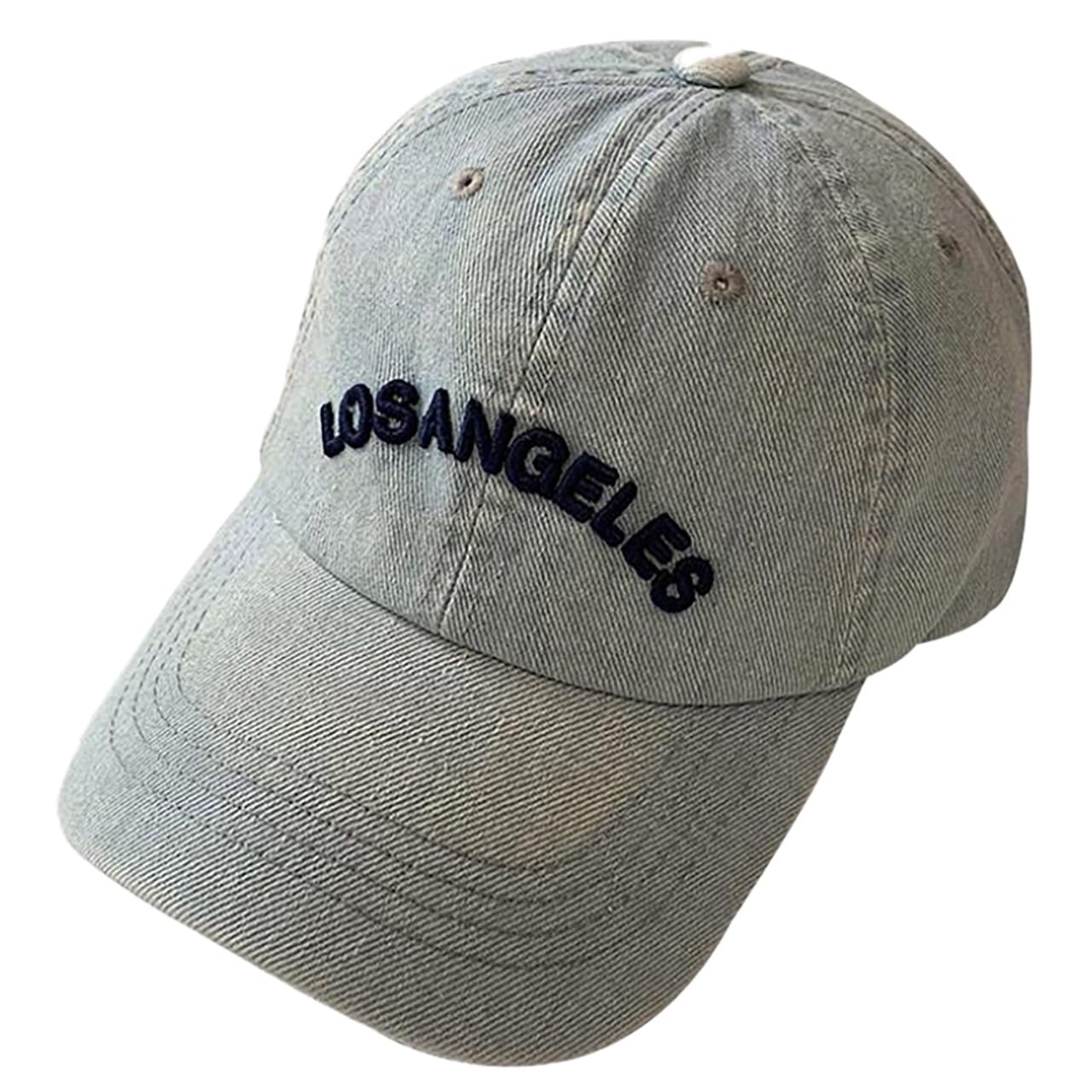 

Шляпа Кепка Вышивка Логотипа Английские Буквы Деним Повседневная Стильная Уличная С Козырьком CZ260 [Белый Клык] Женская (Светло-синий)