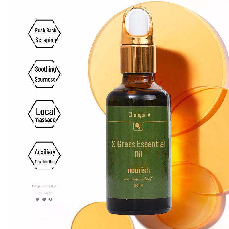 Wormwood Essential Oil for Moxibustion & Body Massage In Beauty Salons