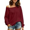 Women's Pullover Sweatshirt, Crewneck Long Sleeve Casual Color, Loose Fit