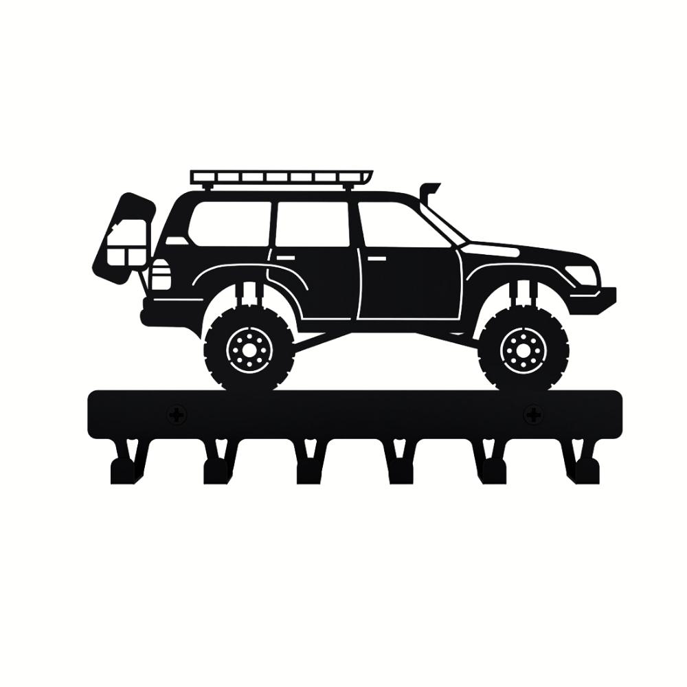 Suport chei Raft de perete cu cârlige pentru mașină Cadou pentru peștera bărbatului Garaj Adăugați funcționalitate cu acest cadou pentru peștera bărbatului Ideal pentru organizarea garajului