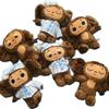 Jucărie de pluș cheburashka de înaltă calitate, maimuță cu ochi mari cu haine, păpușă Rusia Anime, bebeluș, copil, somn, liniștire, jucării păpușă pentru copii
