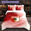 FC Augsburg FC Themed Bedding 3Pcs Duvet Cover Set Decorative Bed Linen For Teen Room Home Decoration