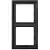 Double Frame - JUNG AL 2982 D - Black - 81 X 152 Mm - Interior