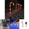 Christmas Led Candy Cane Landscape Light For Garden And Driveway Decor