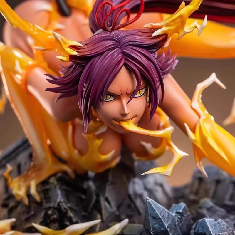 Yoruichi Shihouin Cat Battle Girl Figure Bleach Thousand Year Blood War Arc Anime Resin Statue Collectible Gift For Anime Fans