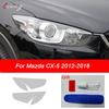 For Mazda 3 6 CX-3 CX-5 CX-9 2 Pcs Car Front Light Transparent TPU Sticker Headlight Protective Film  Accessories IUE2