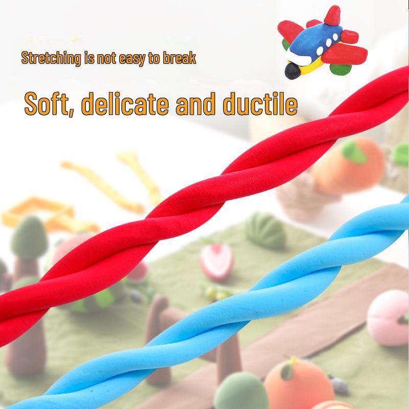 24 Colors Super Light Clay - 100g Children's Handmade Plasticine