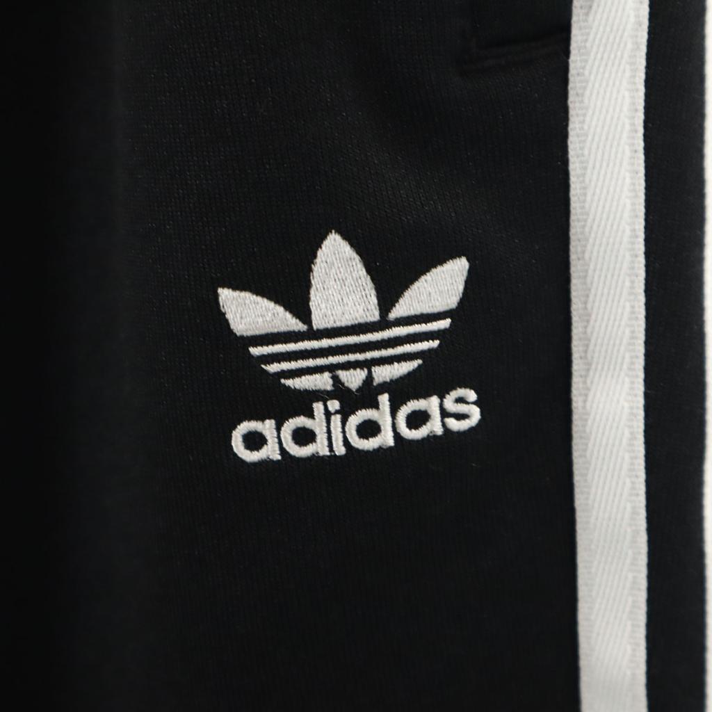 Adidas Originals Spodnie dresowe z logo Trefoil M czarne Jersey Męskie Używane