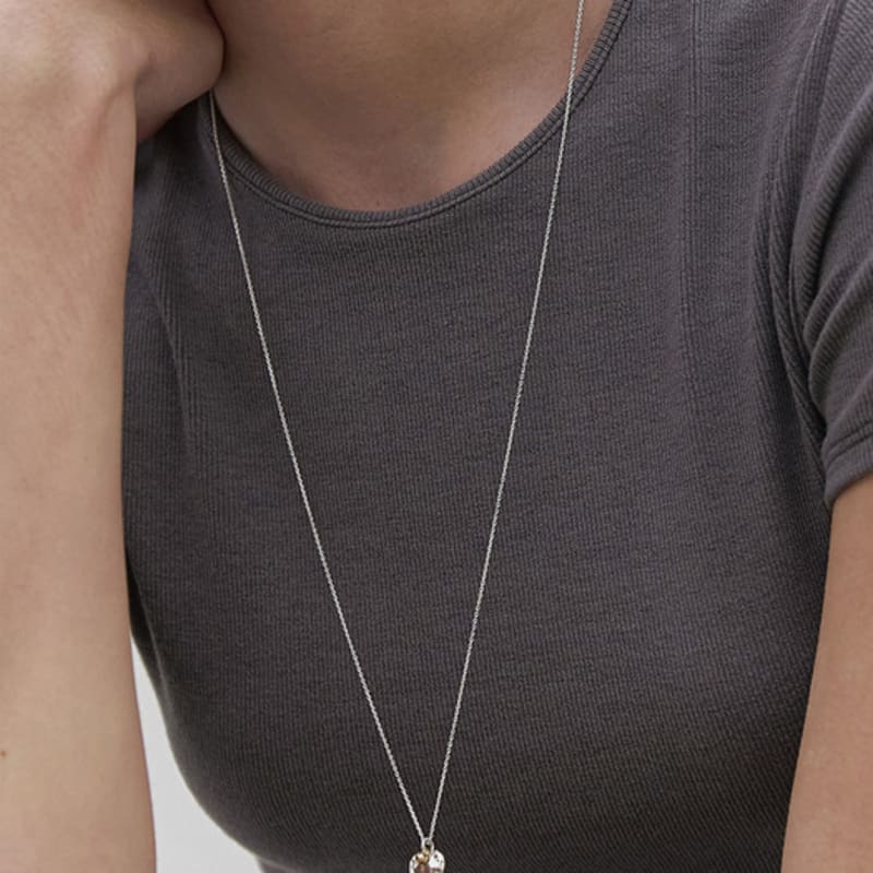 Mimesi Heart Berry Long Necklace