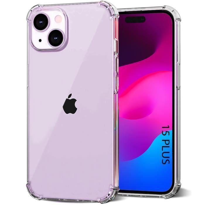 Coque de protection - BOOLING - iPhone 15 Plus - Silicone Antichoc - Transparent - Slim