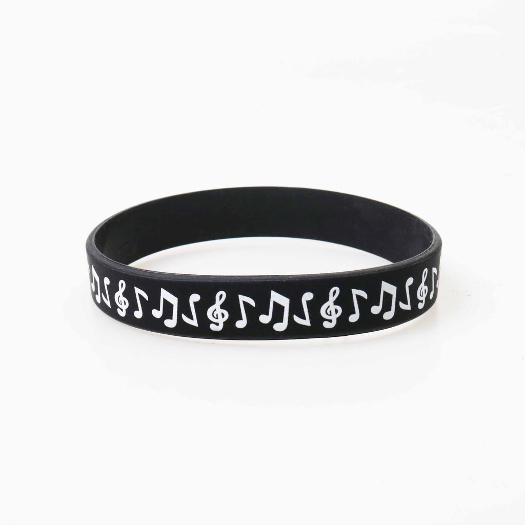 1PCS Music Bracelet Outdoor for  Birthday Gift for Kid Fashion Piano Jewelry Sports  Silicone Wristband