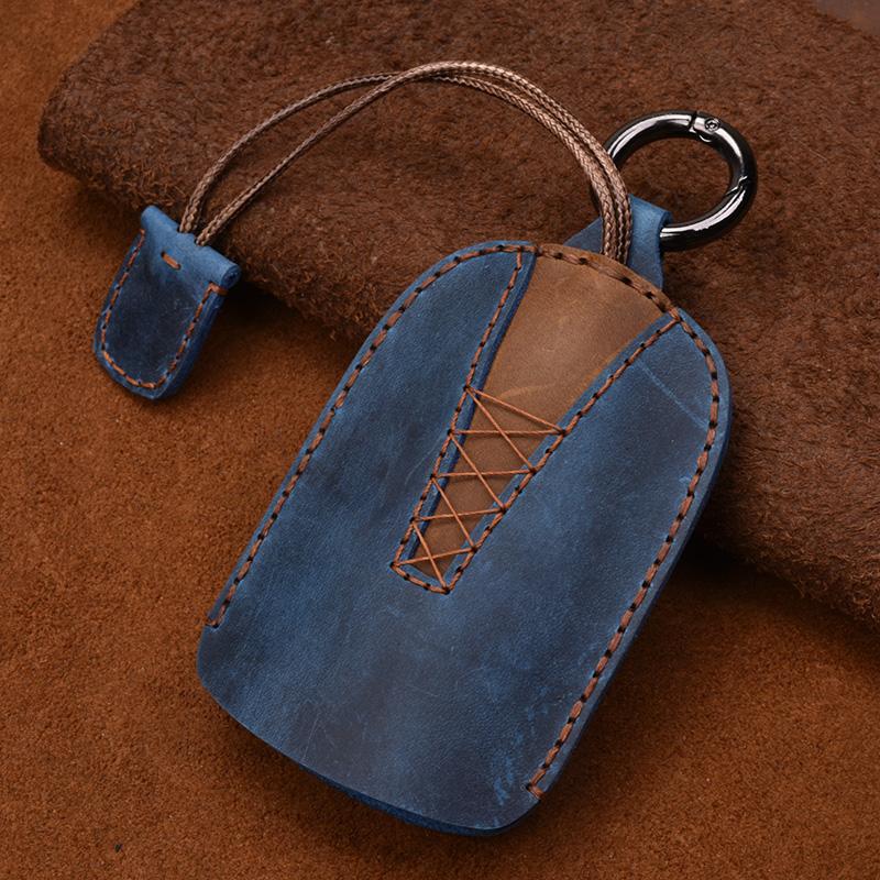 Echtes Leder Schlüsselbörse Tasche Business Männer Autoschlüssel Etui Halter Männlich Schlüsselanhänger Schlüssel Organizer Hausmeister