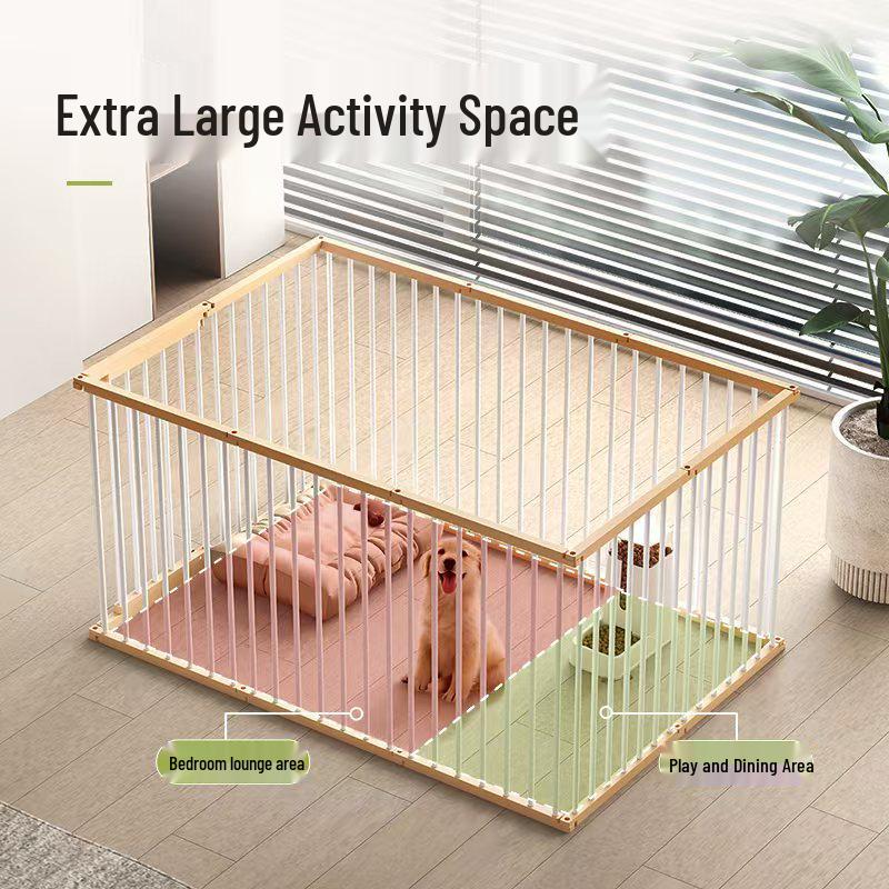 Easy Assembly Pet Fence: Adjustable Anti-Escape Dog & Cat Cage for Medium & Small Pets