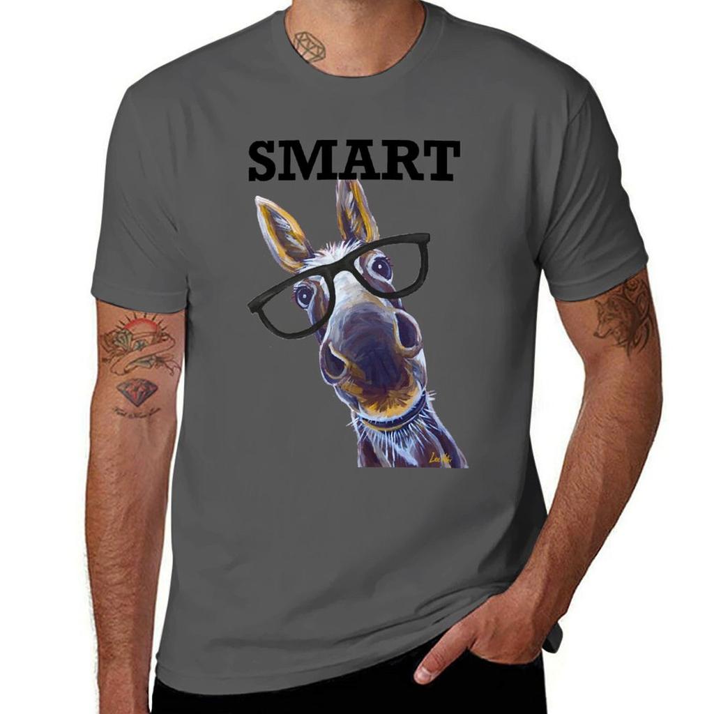 Smart Donkey Shirt Smart Ass Donkey Donkey Shirt Tshirt Cotton T Shirts High Quality Tshirt