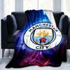 City Football Club Printed Throws Blanket Soft Flannel Blankets for Couch Bed Gifts for Men Women Picnic Blanket Christmas Gifts