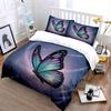 Butterfly Canvas Art Decor Set Soft Comfortable Duvet Cover Bedding Set Included 1*Duvet Cover & 2*Pillowcases, Gift