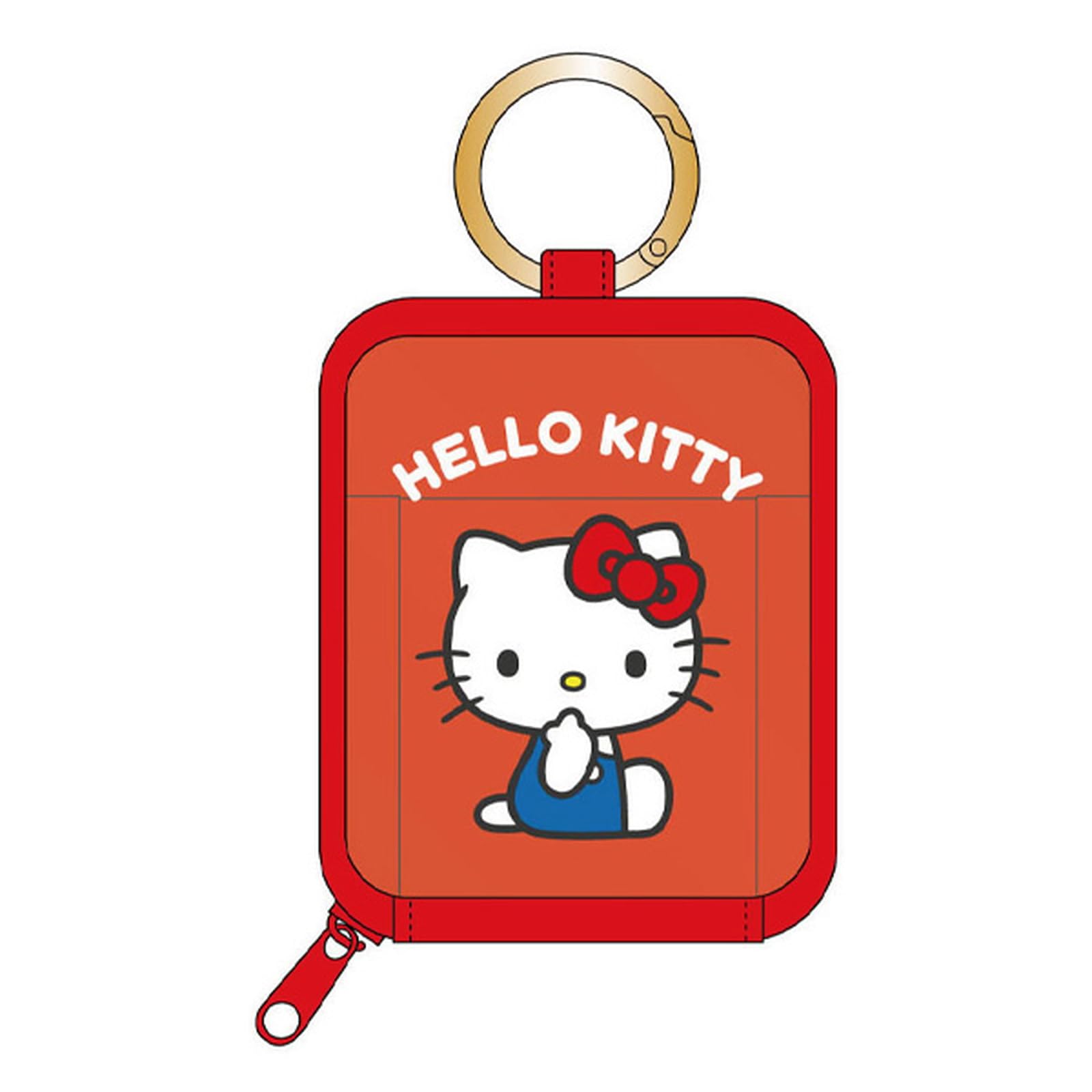 

Character goods Mini pouch with carabiner Mini pouch Hello Kitty x W7 x [K Company] Size H8.7 D4.7cm