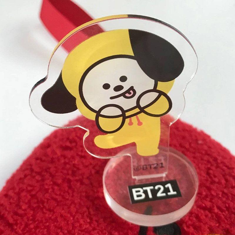 Kpop Bts Bt21 Cute Standee Action Figure Doll Van Acrylic Standing Decor Table