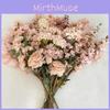 Silk Pink Artificial Flower Wedding Decor Peonies Roses Cherry Blossoms Bouquets