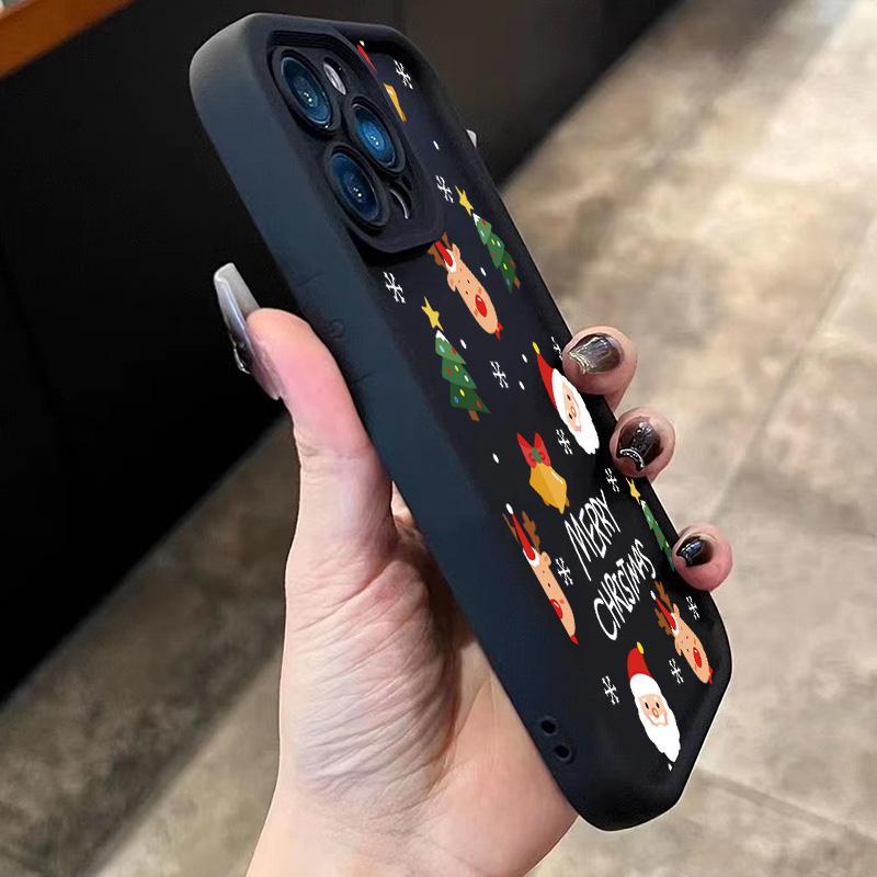 Christmas Happy Theme Hot Print Case For Xiaomi Redmi 14C 13C 12C 13 12 Redmi Note 14 13 12 Pro Plus 5G 12S 11S 11 10S 10 Cover