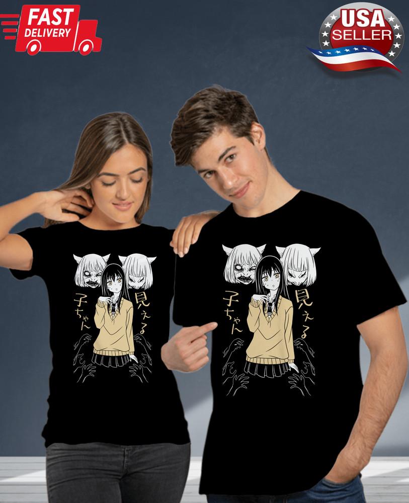 

Mieruko chan Classic Shirt, gift mieruko chan, miko yotsuya, ghost, manga mier 4XL