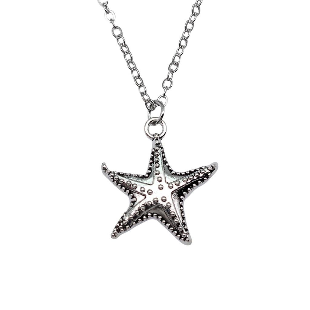 Seahorse Charm Necklace Ocean Marine Life Pendant Beach Vacation Nautical Jewelry 43cm Chain