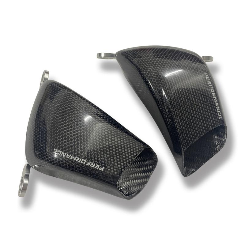 Carbon Fiber Motorcycle Front Brake Air Duct Caliper Radiator Cover For DUCATI PANIGALE V4 V2 V4S Streetfighter V4 V4S 2018-2023