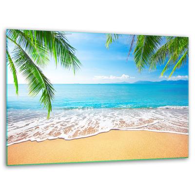 GLASS CUTTING BOARD STAND 40x30 BEACH
