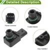 Manifold Absolute Pressure MAP Sensor for JEEP Wrangler 3.6L 2014-2016 No.0261230227/05149174AB/68371847AA/A0041533228/A0051535028/A0041533028 1 Pc