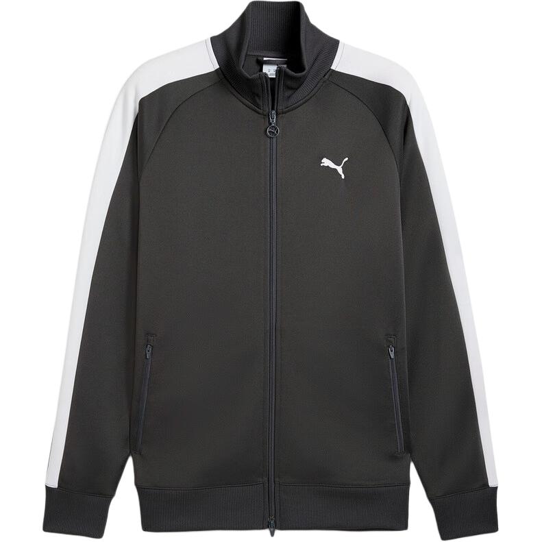 PUMA T7 Jackets Men s Gray Stand Collar Moderate Other 631858-44 L