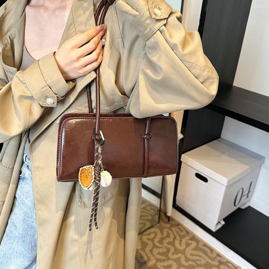 Damen Handtasche aus Kunstleder für den Weg zur Arbeit Schultertasche Kleine Geldbörse Niedliche Hobo-Tasche Tragetasche Unterarmtasche für den täglichen Gebrauch Reisen Einkaufen