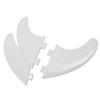 3Pcs Surfboard Thruster Fins Set PVC Surf Fin Left Right Middle Surfing Longboard Shortboard Accessories