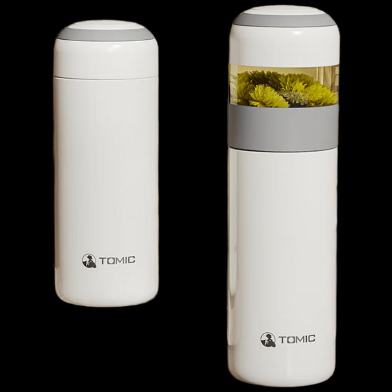 TOMIC Insulated Titanium Tea Infuser Mug