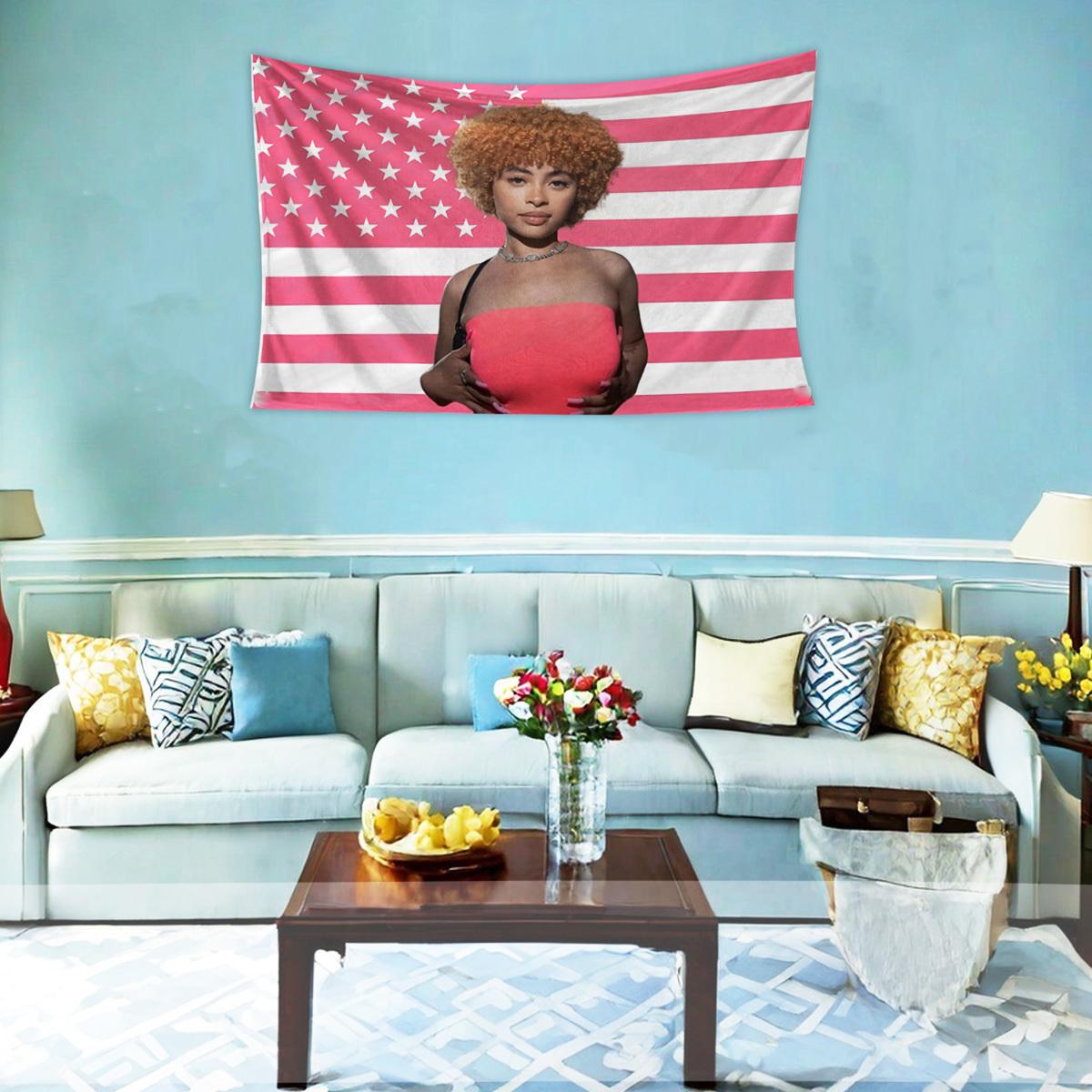 IIce Spice Tapestry Flag Wall Tapestry Ice Spice Ice Spice American Flag IIce Spice American Flag Tapestry 74x94cm(29x37in)