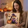 Therapeutic Art for Beginners Halloween Faux Pearl Painting Kit, Puppy Ghost 3D Craft Unique Handmade Gift Idea Adults Beginners, Home Wall Decor, DIY
