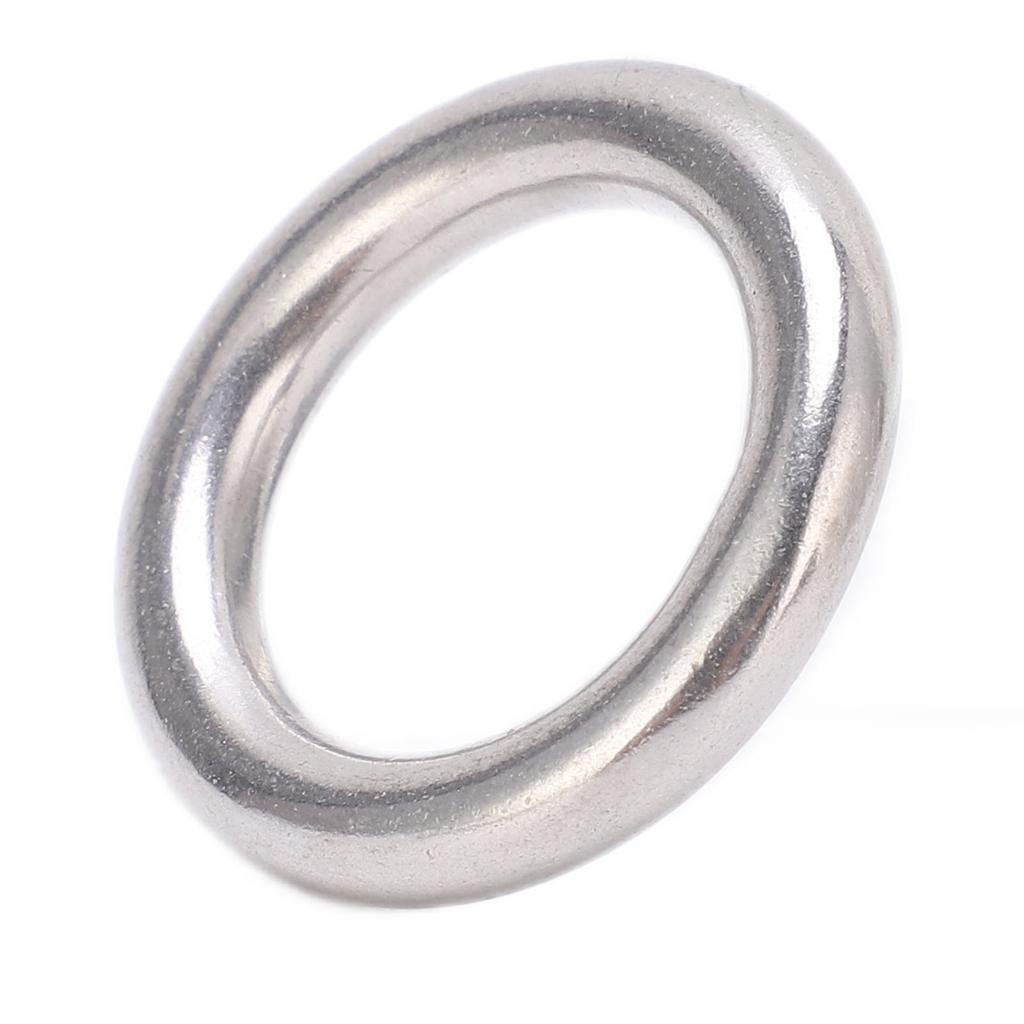 5pcs 304 Stainless Steel Round O  s Multi Purpose Seamless Welded Metal O   for Sailing Diving