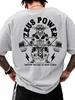 Unisexs and Unisexs Squat Deadlift Weightlifting GYM T Shirt Cotton Tee Streetwear Summer Fashion Breathable Trendy Top T Shirt