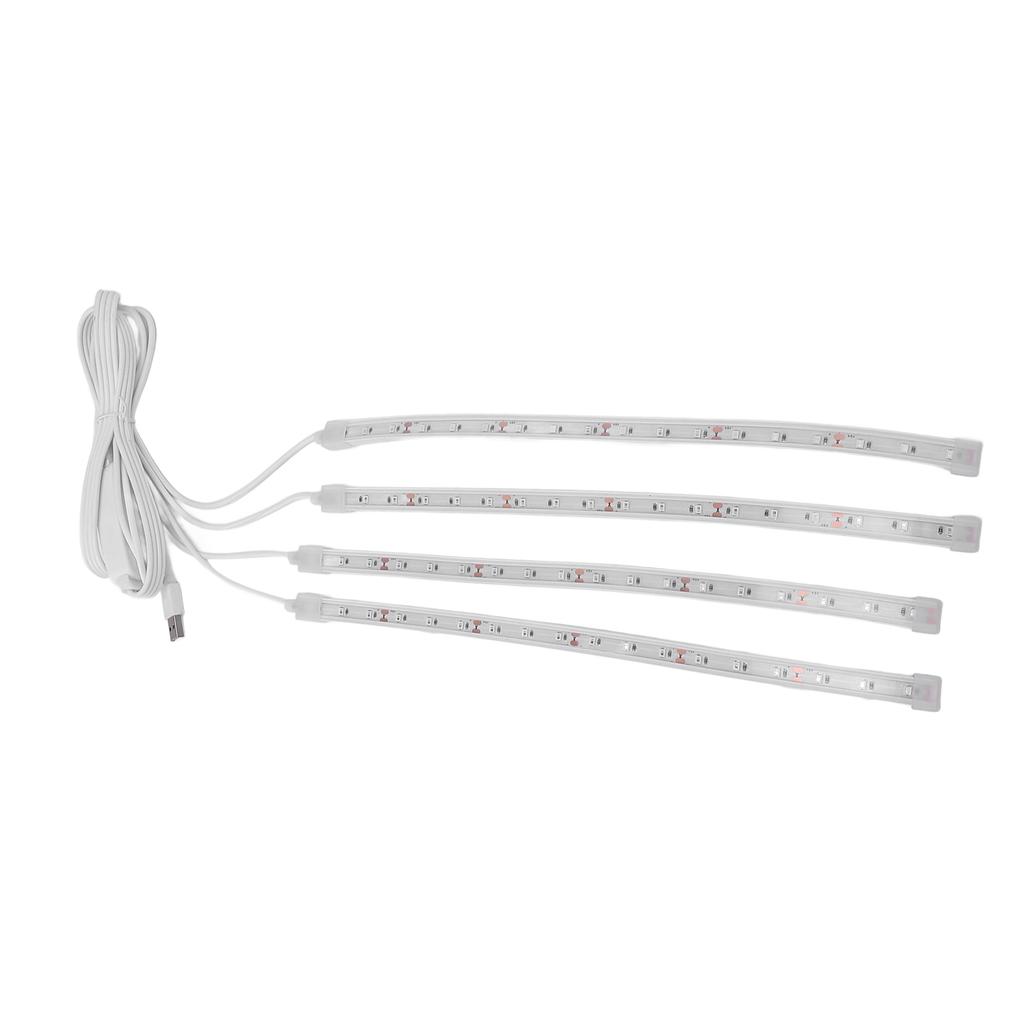 LED Grow Light Strips 4 Brightness Levels Indoor Plants Grow Lights Cabinet Grow Lamp with 72 Light Chips for Flower