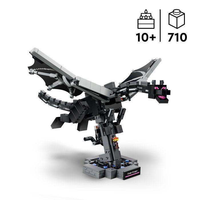 LEGO Minecraft 21595 Le Dragon de l'Ender - Jeu Interactif pour Garçon ou Fille des 10 ans