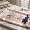 Beaded Lace Embroidered Floral Patches Mesh Fabric Iron On Floral Patches  Repair Patches