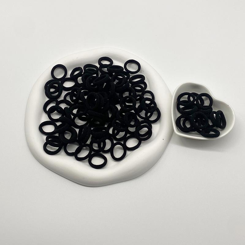 

Бесшовные эластичные черные резинки для волос - женские аксессуары для волос