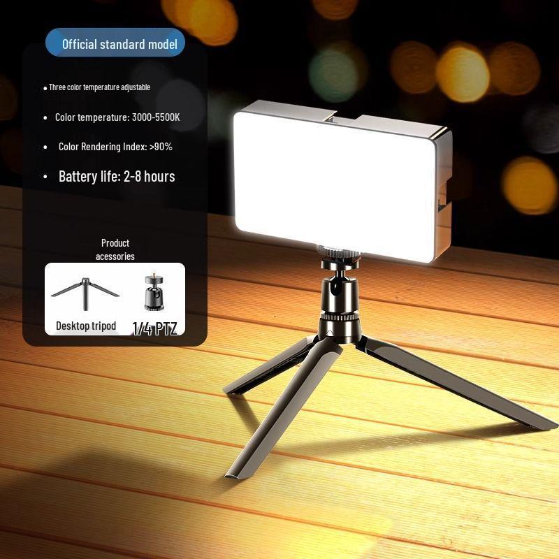 Portable Fill Light Camera for Photography & Streaming - Mini Selfie Beauty Device