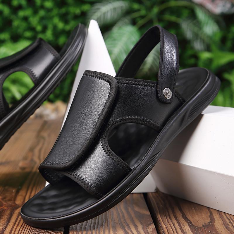 Fashion Summer Men Classic Sandals European American Lightweight Comfortable Brand Sandals Outdoor Driving Travel Beach Shoes Sizes 38-4