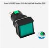 Square Button Switch, LA16-11FZ, 16mm, 3/5-Pin, 12V/24V, Self-Reset/Locking, with Light