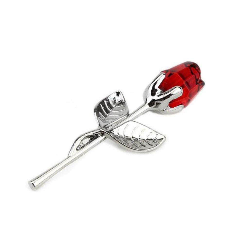 Party Valentines Day Gift Artificial Flower Imitation Flower Rose Artwork Crystal Rose Flower