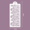 Cake Lace Spray Pattern, DIY Baking Edge, Sugar Powder Screening Tool, Hollow Graffiti, Printing Template, Baking Tool