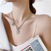 Unisex Titanium Steel Punk Necklace with Pendant - Trendy, Simple Clavicle and Sweater Chain