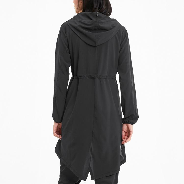 Puma Sports Running Fitness Yoga Hooded Jacket Women jackets Black 519643-02
