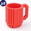Mugs Drinkware Cup Adult Boys Assembly Educational Build-On Brick Mug